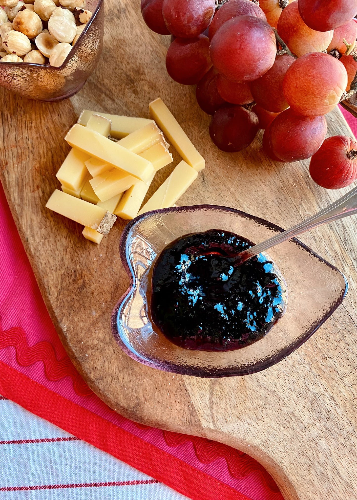 Bandeja pequeña corazón rosa